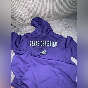 TCU purple sweatshirt